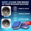Washing Machine Cleaner Tablets for Pet Owners - Front & Top Load Washer Deep Cleaning - Septic Tank Safe - HE Support - Remove Stubborn Pet Hair - Eliminates Pet Smells - Prevents Pet Dander Build-up view 2