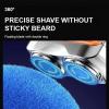 Bccnerty Shaver, Portable 360 Rotary Dual Ring Electric Shaver, 2026 New Upgrade Waterproof Double Head Razor, Wet & Dry Use, One-Button Electric Shaver for Home Travel Business (Black) view 3