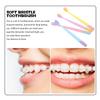 BAZEITFLOW 10pcs Soft Bristle Manual Toothbrush Household Ergonomic Adult Toothbrushes for Travel Lightweight Oral Clean view 3