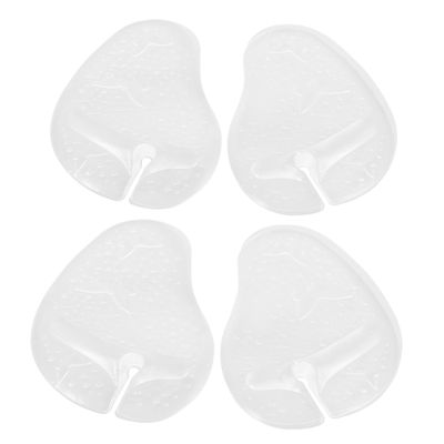 VALICLUD 4pcs Herringbone Sole Pad Gel Forefoot Cushion for Thong Sandals Slip High Heel Sandal Insoles Soft Cushion Insert for Women and Foot Protection