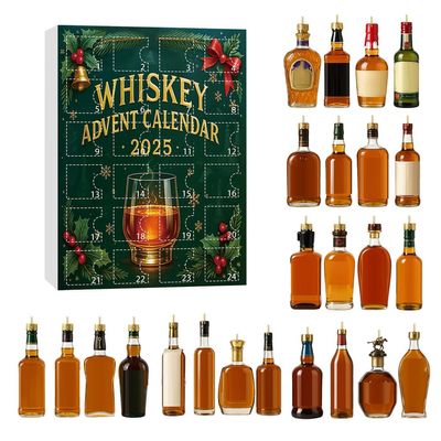2025 Cocktail Advent Calendar,24 Days Christmas Countdown Calendar,Includes 24 Emotional Support Tools As Gifts for Men, Fathers, And Women Wine Enthusiasts