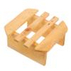 Healeved Wooden Bench Step Stool for Boys and Girls Bathroom and Sauna Solid Foot Rest Garden Stool view 1