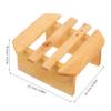 Healeved Wooden Bench Step Stool for Boys and Girls Bathroom and Sauna Solid Foot Rest Garden Stool view 2