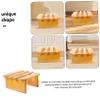 Healeved Wooden Bench Step Stool for Boys and Girls Bathroom and Sauna Solid Foot Rest Garden Stool view 3