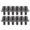 12pcs Football Boot Studs Replacement Set with 11mm and 13mm Threaded Screws M5 5mm Diameter Aluminum Alloy for Soccer Cleats and Football Shoes (11MM) view 1