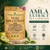 Pure Amla Extract 10:1 Capsules | Clean Supplements UK | Indian Gooseberry | Digestion Grey Hair Colour Vitamin C Beauty Care | Crown Supplements (270 Capsules) view 3