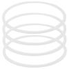 ERINGOGO 4Pcs Silicone Sealing Rings for Insulated Lunch Boxes Flexible High-grade Elastic Replacement Gasket Easy to Install and Clean Food Container Lid Seal Accessories and Practical view 1