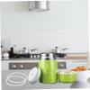 ERINGOGO 4Pcs Silicone Sealing Rings for Insulated Lunch Boxes Flexible High-grade Elastic Replacement Gasket Easy to Install and Clean Food Container Lid Seal Accessories and Practical view 4