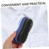 TOYZFRIENDY 2Pcs Double-sided Laundry Brush with Soft Bristles for Clothes and Shoes Cleaning Scrubbing Brush for Home Use Gentle Fabrics Easy Dirt Removal in Iceberg Blue view 2