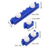 Parliky 3set Car Dent Fixer Puller Tool Plastic Fulcrum Protector Block for Auto Body Repair Non-slip Groove Pad for Dent Removal for Car Mechanic Tools view 2