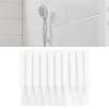 10PCS Shower Hole Gaps Bore Cleaner Anti Clogging Cleaning Brush for Head Multifunctional Nylon Hard to Reach Corners Polypropylene Stainless Steel Tool Thorough view 3