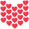 SUPVOX 60pcs Heart Shaped Wound Bandages Adhesive Breathable Wound Care Patches for Outdoor view 1
