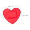 SUPVOX 60pcs Heart Shaped Wound Bandages Adhesive Breathable Wound Care Patches for Outdoor view 4