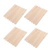 HOMSFOU 10packs Ice Cream Stick Handmade Materials Wooden Craft Sticks for DIY Ice Pop Making for Crafting view 1