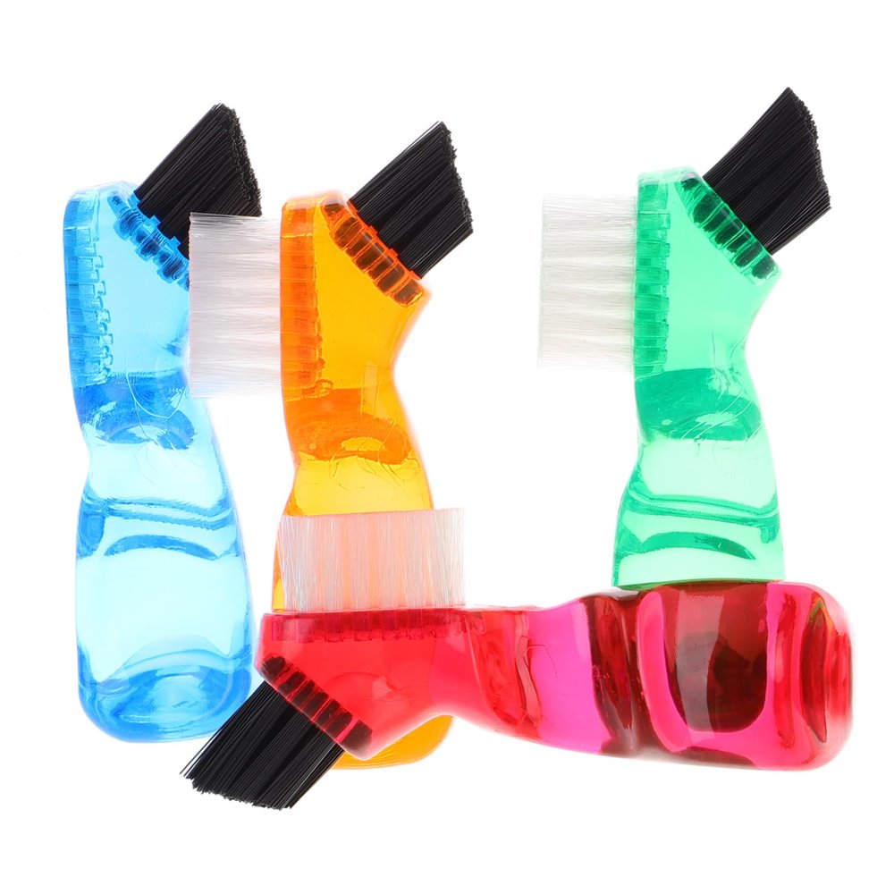 Alipis 4pcs Denture Toothbrush Dual Sided Design for Retainer Cleaner for False Teeth and Keeping Them Clean