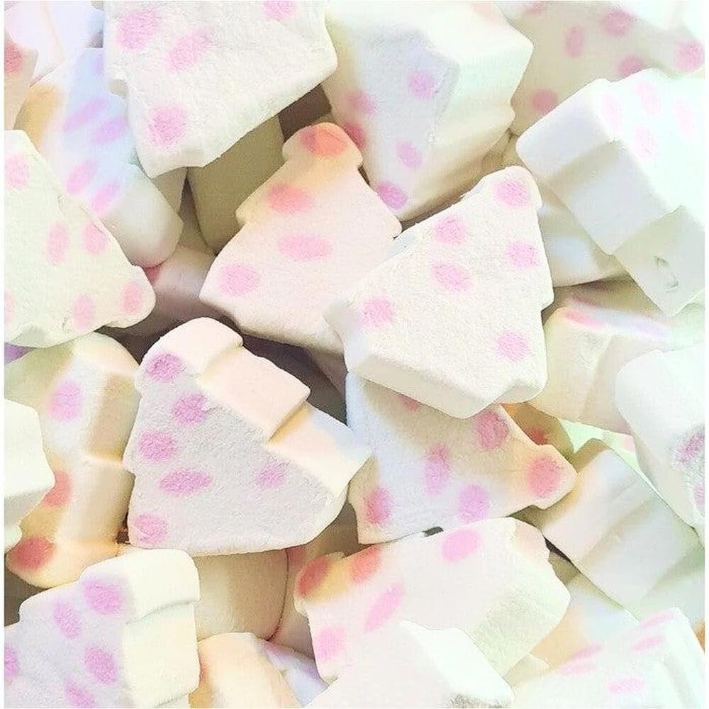 Christmas Tree Mallows 3kg Bag, Pouch, Marshmallow Sweets