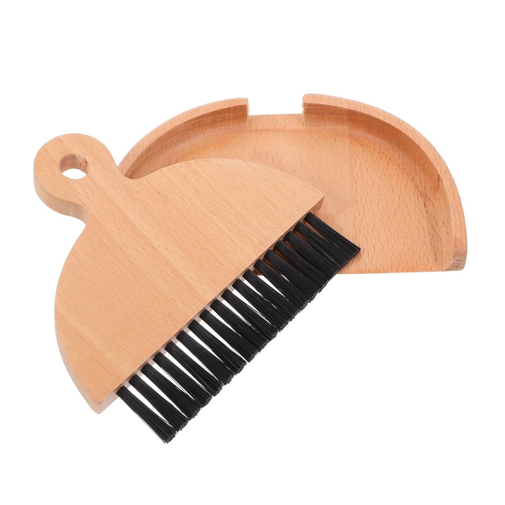 Gadpiparty Small Dustpan and Brush Set for Desktop Cleaning Detail Scrubber with Sturdy PP Bristles for Home Office Dormitory Use Compact Broom for Reaching Tight Spaces