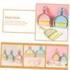 Hohopeti 6sets Mini Broom and Dustpan Small Portable Cleaning Tool for Keyboard Office Broom and Dustpan view 2