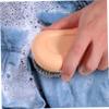 BAZEITFLOW 2pcs Laundry Brush Plastic Soft Bristle Scrub Brush for Clothes Shoes Household Cleaning Ergonomic Design Grip for Easy Shoe Scrubbing view 2