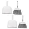 BIUDECO Mini Small Dustpan and Brush for Desktop Cleaning Compact Broom Kit for Pet Hair Keyboard and Table Dust Removal Portable for Home Office Car Kitchen and Dormitory Use view 1