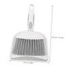 BIUDECO Mini Small Dustpan and Brush for Desktop Cleaning Compact Broom Kit for Pet Hair Keyboard and Table Dust Removal Portable for Home Office Car Kitchen and Dormitory Use view 2