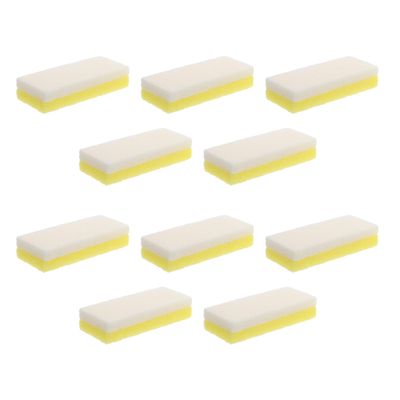 HONITANO 10pcs Double Sided Foot Scrubber Pumice Stone for Callus Removal Cracked Heels and Dead Skin Exfoliation Lightweight PU and Natural Pumice Blend Pedicure Tools for Home and Travel