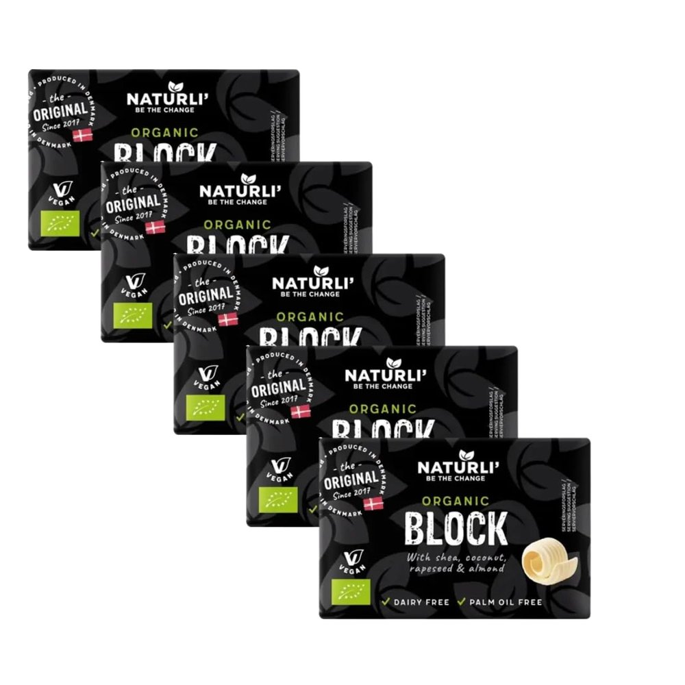 VeganBox Vegan Butter Blocks | Plant-Based & Dairy-Free Baking Butter Alternative