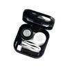 ELAYARD Contact Lens Case Mini Travel Lens Container for Women Black Simple Design for Carrying view 1