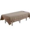 5pcs Solid Thicken Cotton Beauty Salon Bed Sheets Mattress Cover SPA Massage Bed Table Cover Bedspread Soft Salon Sheets with/no Hole(02,90x220cm with Hole) view 1