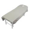 10pcs Microfiber Massage Comfortable Table Cover Beauty Salon SPA Bed Sheet Couch Home Soft Bedding Sturdy Mattress Plain Cover(Purple) view 3