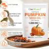 Pumpkin Seed Oil Capsules 1000mg per Serving, Cold Pressed Formula, Supports Prostate & Urinary Health, Hair Vitality, Rich in Essential Fatty Acids & Zinc, Vegan, Non-GMO, 300 Softgels view 2