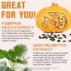 Pumpkin Seed Oil Capsules 1000mg per Serving, Cold Pressed Formula, Supports Prostate & Urinary Health, Hair Vitality, Rich in Essential Fatty Acids & Zinc, Vegan, Non-GMO, 300 Softgels view 4