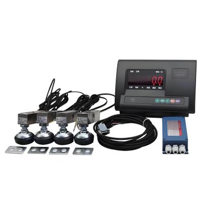 YLANMEI Livestock Trailer Kit, 5000 kg/11000 lbs Steel Beam Compression Load Cell Scale, Floor Scale Kit for Animals, Cattle, Goats, Pigs, Horses, Sheep, with Weight Display