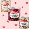 BOD-rum's Red Kidney and Butter and Borlotti Beans 400G Ready to Eat Dried Vegan GMO Free Dark Red High Fibre High Protein Product of Turkey Origin Combo Pack view 2