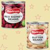 BOD-rum's Red Kidney and Butter Beans 400G Ready to Eat Dried Vegan GMO Free Dark Red High Fibre High Protein Product of Turkey Origin Combo Pack view 2