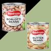 BOD-rum's Butter and Borlotti Beans 400G Ready to Eat Dried Natural Vegan High Fibre High Protein Product of Turkey Origin Combo Pack view 2