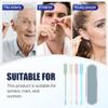 2-in-1 Nose Hair Trimmer with Safety Protection Comb Design for Travel and Home Use(Blue,6PCS) view 4