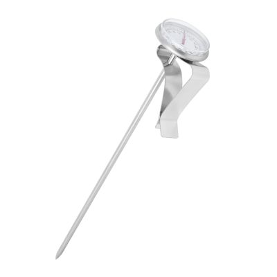 FreshCart Basics Adjustable Durable Coffee Thermometer, Temperature Gauge, for Kitchen Utensils Making Barbecue Coffee (Long)