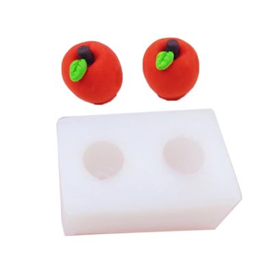 XuQiZZpp Heat Immune Silicone Fruit Molded Molds with 4 Designs for Cake Chocolate Making and Jewelry Handicrafts