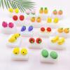 XuQiZZpp Heat Immune Silicone Fruit Molded Molds with 4 Designs for Cake Chocolate Making and Jewelry Handicrafts view 3