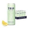 TRIP Sicilian Lemon Sparkling Drink with 120MG calming Magnesium + Lions Mane + Chamomile + Lemon Balm. Low Calorie, No Added Sugar and Vegan (Pack of 12 x 250ml) view 1