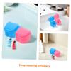 FONDOTIN 4pcs Denture Box Case Denture Carry Case False Teeth Toothbrush Retainer Box Storage and Care view 3