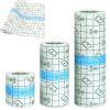 3 Rolls Second Skin Tattoo Cover 5M x5cm/10cm/15cm Transparant Stretch Adhesive Bandage Aftercare Waterproof Bandage for Protective Shield Wound Dressing Plastic Cover view 1