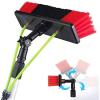 Window and Solar Panel Cleaning Pole with Extendable Telescopic Brush and Hose Connector for Easy Reach and Efficient Cleaning view 1