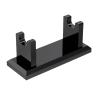 Fellflying Safety Razor Stand,Horizontal Shaving Rack - Non-Slip Base Space-Saving Organizer Acrylic Rack for Shower Vanity Bathroom Counter Dad Barber Men Grooming view 1