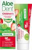 Aloe Dent - Children's Strawberry Flavour Aloe Vera Gel Toothpaste - Fluoride Free - Prevents Plague, Gentle Cleansing & Supports Healthy Gums - Vegan, Cruelty & SLS Free - 50ml - 3 Pack view 1