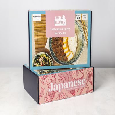 Tofu Katsu Curry by Cookaway | Recipe Kit | Vegetarian | Authentic Japanese at Home | Premium Specialist Ingredients | Fun Cooking Experience | Share, Entertain, Gift | Restaurant Quality | Serves 2-3