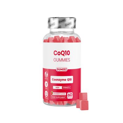 CoQ10 Gummies 250mg High Strength Ubiquinol Supplement for Heart Health, Energy & Antioxidant Support Vegan CoEnzyme Q10 Gummies with Delicious Strawberry Flavour 30 Day Supply