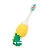 Hoement Dinosaur Toothbrush Soft Bristles Small Head Tongue Cleaner for Boys Portable Oral Gum Care Tool Random Color view 1