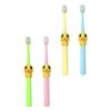 EXAOMBLE 4pcs Cartoon Children Toothbrushes Soft Bristles for Comfortable Teeth Cleaning Pp Material Adorable Design Suitable for Kids Aged 2-10 Years view 1